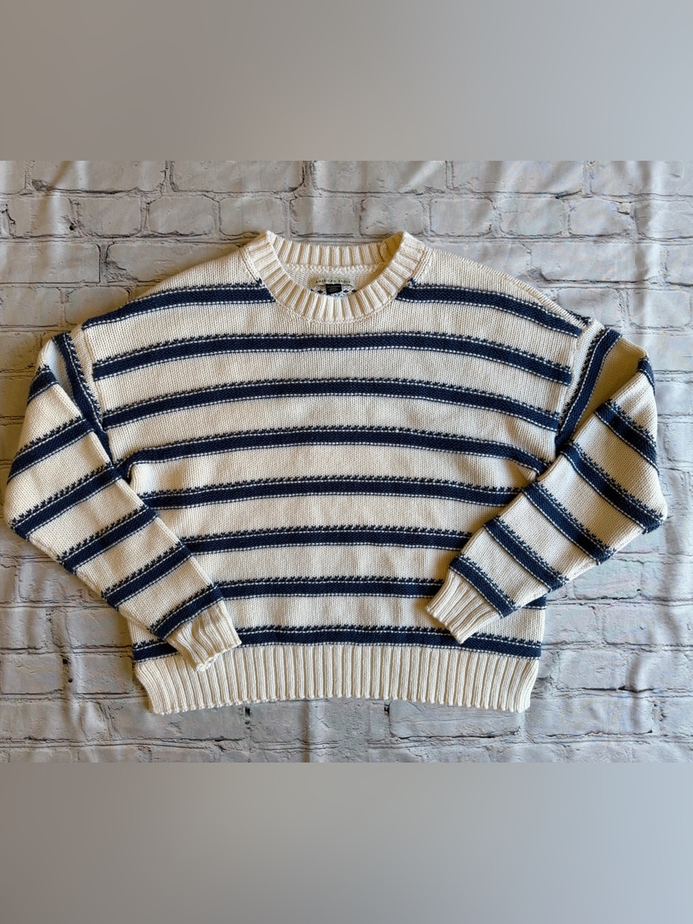 American Eagle Women's Knit Sweater Pullover
Nautical Preppy Classic Stripe XS